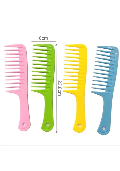 Adet Rastgele Renk Büyük Diş Şampuanı Geniş Diş Tarak Büyük Dalga Saç Kıvırma Tarağı Aile Saç Tarak (Yurt Dışından) fiyatları