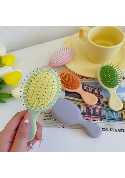 Iyi Dolaşık Açıcı Tarak Kompakt Dolaşık Açıcı Fırça Canlı Renk Saç Derisi Masaj Kadın Erkek Anti-Statik Tarak Saç Dolaşık Açıcı Fırça (Yurt Dışından)