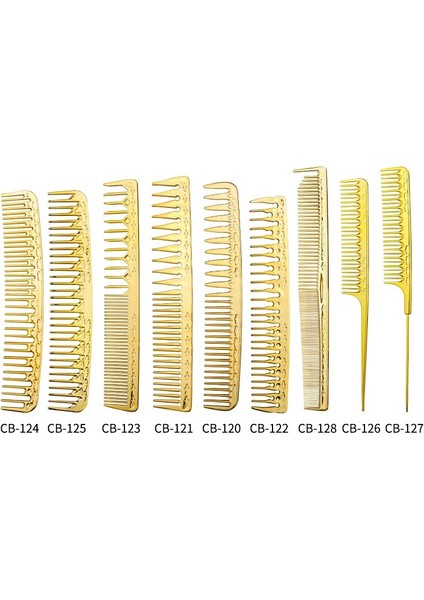 Cestomen Saç Kesme Tarağı Elektrolizle Yüzey Kuaförlük Altın Geniş Diş Tarak Yağ Kafa Şekillendirici Tarak Berber Saç Kesimi Araçları (Yurt Dışından) fiyatları