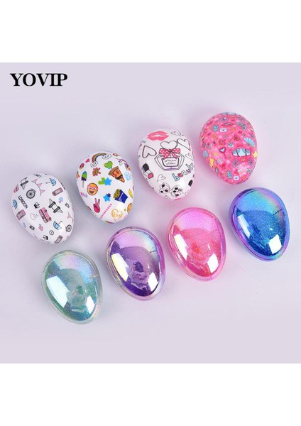 Adet Anti Statik Saç Tarak Yumurta Yuvarlak Şekil Yumuşak Şekillendirici Araçları Saç Fırçaları Kadınlar Için Seyahat Saç Dolaşık Açıcı Yumuşatma Tarağı (Yurt Dışından)