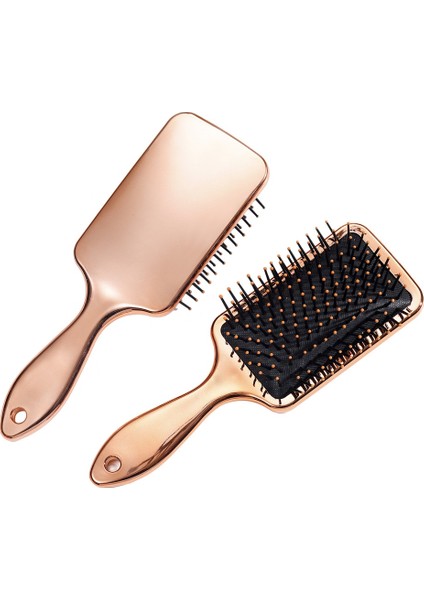 Adet Elektroliz Gül Altın Kare Saç Tarağı Hava Yastığı Taraklar Kadın Saç Derisi Masaj Tarak Saç Fırçası Kuaförlük Aracı (Yurt Dışından) fırsatları