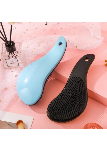 Sıcak Sihirli Taşınabilir Saç Masaj Tarak Delikli Anti Statik Masaj Saç Fırçası Arapsaçı Detangle Duş Masaj Saç Fırçası Çocuklar Için (Yurt Dışından) fırsatları