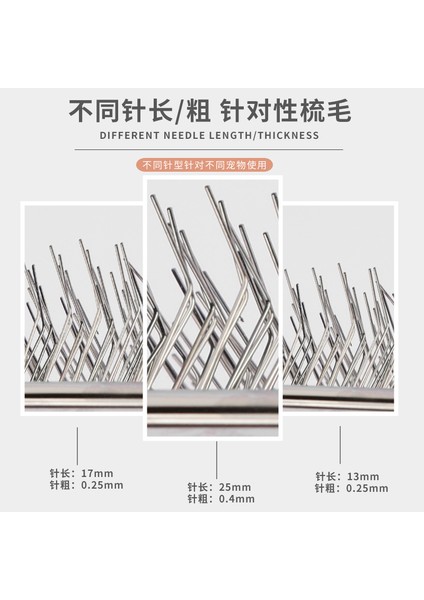 Pet Tarak Köpek Uyuklayan Iğne Tarak Köpek Saç Fırçası Kedi Düğüm Kaldırma Tarak Saç Güzellik Tarağı Pet Malzemeleri (Yurt Dışından) modelleri