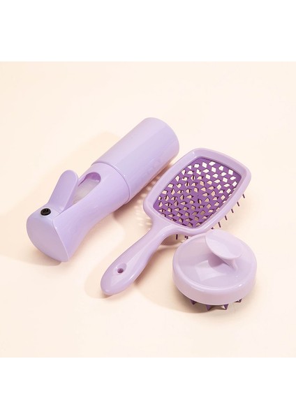 Adet/takım Spa Bakım Saç Şampuanı Fırçası Doğal Islak Kıvırcık Içi Boş Dolaşık Açıcı Saç Fırçası Seti Salon Profesyonel Kuaförlük Araçları (Yurt Dışından)