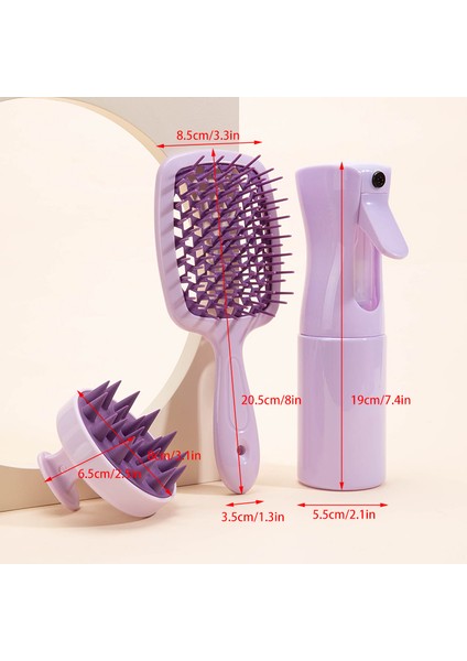Adet/takım Spa Bakım Saç Şampuanı Fırçası Doğal Islak Kıvırcık Içi Boş Dolaşık Açıcı Saç Fırçası Seti Salon Profesyonel Kuaförlük Araçları (Yurt Dışından) indirimleri