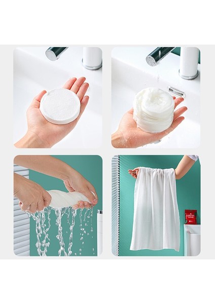 Qoson 140 cm Büyük Sıkıştırılmış Tek Kullanımlık Banyo Havlusu Çabuk Kuruyan Yüz Havlusu Büyük Seyahat Gezisi Temel Saç Duş Yıkanabilir Havlu (Yurt Dışından) fırsatları
