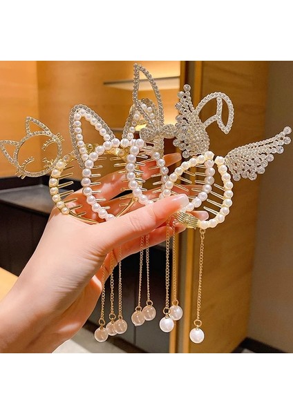 Çocuk Köfte Tavşan Kanatları Saç Tokası Klip Kızın At Kuyruğu Tokalar Tepsi Saç Artefakt Mizaç Headdress At Kuyruğu Toka (Yurt Dışından)