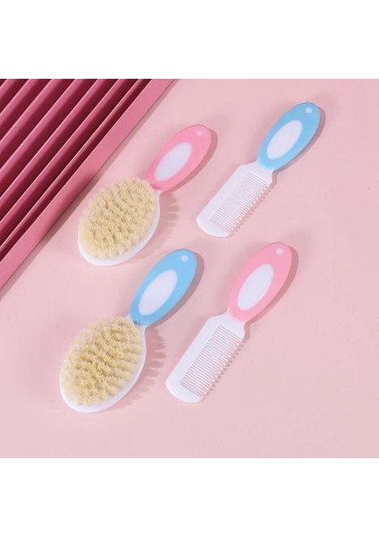 Adet/takım Bebek Bakımı Bebek Yün Fırça Tarak Seti Çizilmez Kız Saç Fırçası Yenidoğan Saç Fırçası Bebek Tarak Kafa Masajı Çocuk Tarak (Yurt Dışından) fiyatları