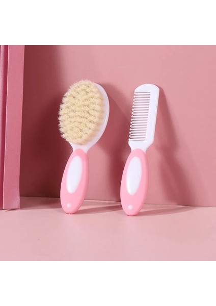 Adet/takım Bebek Bakımı Bebek Yün Fırça Tarak Seti Çizilmez Kız Saç Fırçası Yenidoğan Saç Fırçası Bebek Tarak Kafa Masajı Çocuk Tarak (Yurt Dışından) modelleri