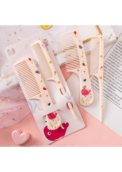 Adet/takım Sevimli Karikatür Çocuk Kuaförlük Saç Fırçası Tarak Anti-Statik Dolaşıklık Çözücü Saç Fırçası Sağlık Araçları Kızlar Kadınlar Için Şeyler (Yurt Dışından) fırsatları