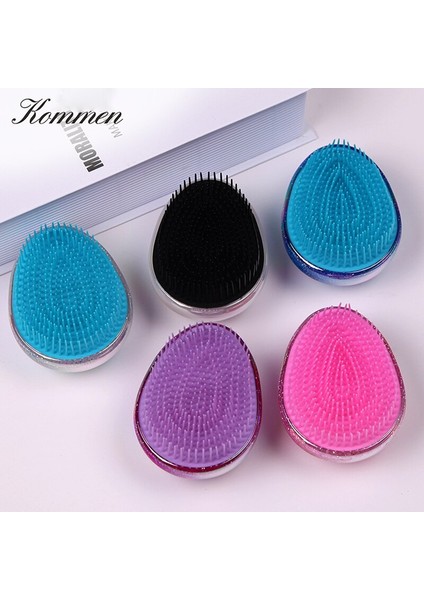 Renk Kolu Tarak, Anti-Statik Masaj Saç Bakım Fırçası Arapsaçı Detangle Duş Masaj Saç Fırçası Tarak Salon Saç Şekillendirici Aracı (Yurt Dışından) fiyatları