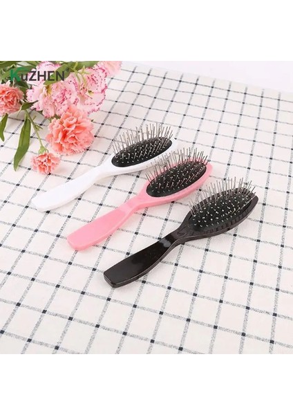 Adet Profesyonel Anti Statik Çelik Tarak Fırça Peruk Saç Ekleme Eğitim Başlığı Seyahat Cep Tarak Saç Şekillendirici Araçları 3 Renk (Yurt Dışından) modelleri