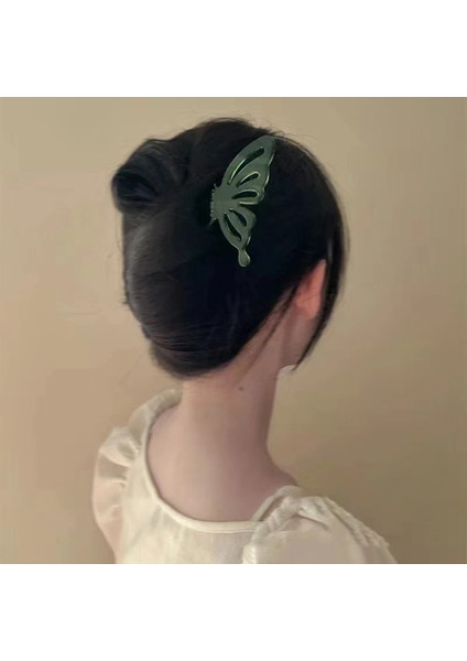 Moda Saç Aksesuarları Vintage Kelebek Saç Tokası U Şekli Saç Tokası Kadınlar Için Çin Tarzı Zarif Geometrik Firkete Şapkalar (Yurt Dışından) fırsatları