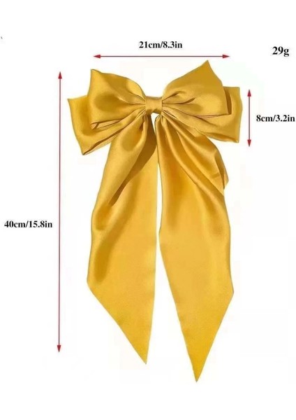 Büyük Yay Tokalar Büyük Yay Retro Düz Renk Yüksek Kaliteli Saç Tokaları Yay Kadın Tatlı Kız Bayanlar Moda Saç Aksesuarları Sıcak (Yurt Dışından) indirimleri