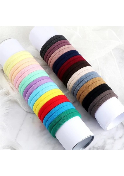 Kadın Kızlar Saç Bantları 30/50 Adet 4cm Kafa Bandı Temel Büyük Lastik Bant At Kuyruğu Tutucu Sakız Elastik Kore Kız Çocuk Saç Aksesuarları (Yurt Dışından) fiyatları