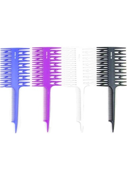 Berber Aracı Artefakt Çift Taraflı Boyama Vurgulama Tarak Geniş Diş Bölgesi Boyama Tarağı Balık Kılçığı Saç Fırçası Salon Aksesuarları (Yurt Dışından) fiyatları