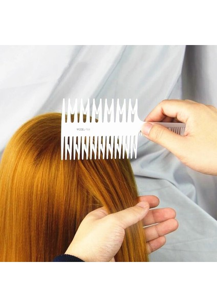 Berber Aracı Artefakt Çift Taraflı Boyama Vurgulama Tarak Geniş Diş Bölgesi Boyama Tarağı Balık Kılçığı Saç Fırçası Salon Aksesuarları (Yurt Dışından) fırsatları