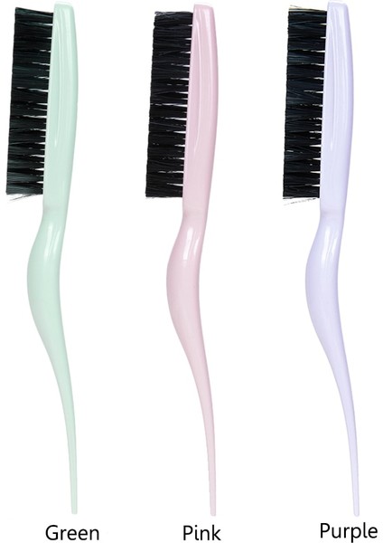 Plastik Saç Fırçaları Profesyonel Dıy Kıl Tarak Fırça Salon Malzemeleri Taşınabilir Üç Satırlar Kaymaz Kuaförlük Şekillendirici Araçları (Yurt Dışından) fırsatları
