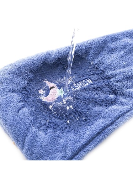 Adet Meyve Yıldızı Sihirli Mikrofiber Duş Başlığı Nakış Havlu Banyo Şapkası Kuru Saç Boneleri Hızlı Kuruyan Yumuşak Bayan Türban Kafa 25X68CM (Yurt Dışından) indirimleri