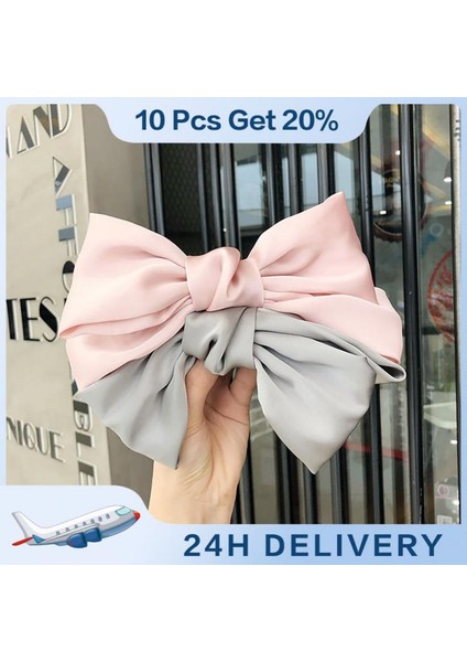 Moda Saç Klipleri Tokalar Büyük Yaylar Elastik Saç Bantları Kadın Kızlar Kafa Bandı Saç Tokası Saç Bağları Yeni Headwea Saç Aksesuarları (Yurt Dışından)