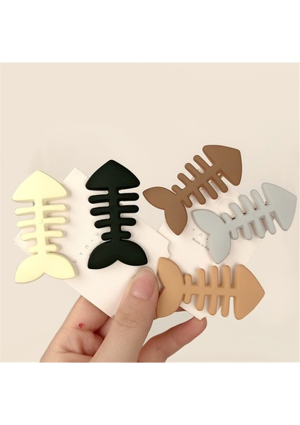 Yeni Basit Balık Kemik Saç Tokası Kore Tarzı Tokalarım Yan Klipler Kadın Kızlar Için Sevimli Patlama Saç Tokası Headdress Saç Aksesuarları (Yurt Dışından)