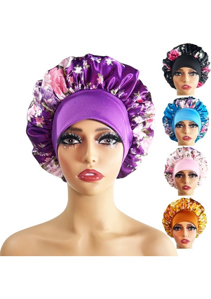 Yeni Ipek Uyku Kap Gece Şapka Golf Sopası Kılıfı Kaput Saten Cheveux Nuit Kıvırcık Saç Bakımı Kadın Güzellik Bakım Tasarımcısı (Yurt Dışından) modelleri
