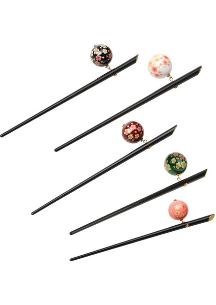 Adet Vintage Sakura Kadın Saç Çubukları Saç Tokası Japon (Yurt Dışından)