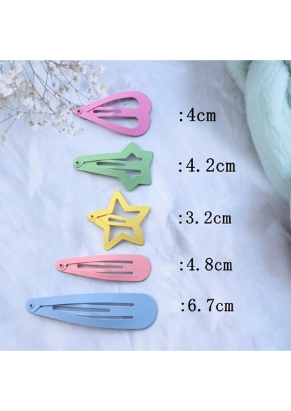 10 Adet Tatlı Tokalar Damlayan Kalp Yıldız Saç Tokası Çocuklar Için Kız Barrette Kore Tokalar Headdress Saç Aksesuarları (Yurt Dışından) fiyatları