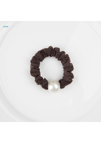 Düz Ince Saçlar Için Elastik Saç Bağları Şapka Saç Bandı Kahverengi (Yurt Dışından)