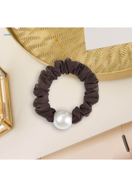 Düz Ince Saçlar Için Elastik Saç Bağları Şapka Saç Bandı Kahverengi (Yurt Dışından) fiyatları