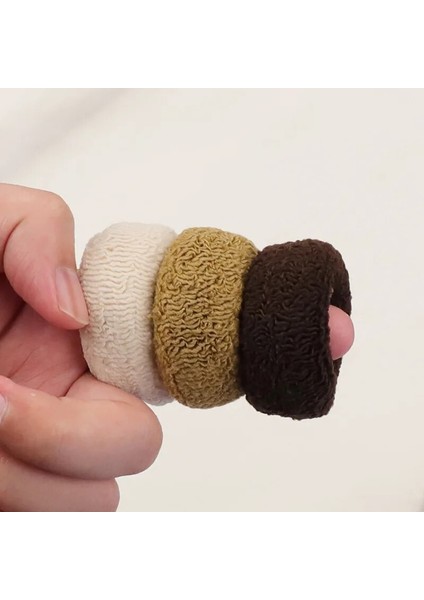 Adet/paket Sevimli Kahve Elastik Havlu Saç Kravat Bantları Aksesuarları Kadın Kızlar Popüler Dikişsiz Scrunchies Saç Halatlar Yakalar Hediye (Yurt Dışından) fiyatları