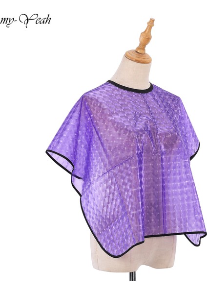 Myyeah 1 Adet Mor Profesyonel Salon Saç Boyama Perma Anti-Kirlenme Şal Saç Kesme Şekillendirici Aracı (Yurt Dışından) modelleri