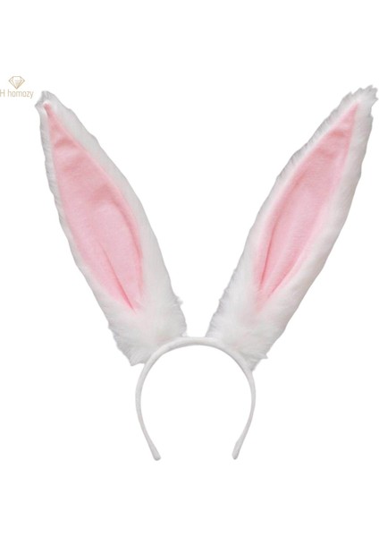 Simülasyon Tavşan Hairbands Cosplay Parti Kostüm Beyaz (Yurt Dışından) fiyatları