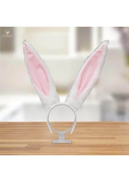Simülasyon Tavşan Hairbands Cosplay Parti Kostüm Beyaz (Yurt Dışından) modelleri