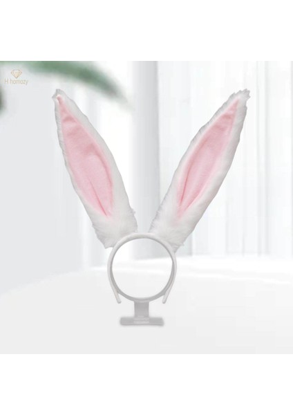 Simülasyon Tavşan Hairbands Cosplay Parti Kostüm Beyaz (Yurt Dışından) indirimleri