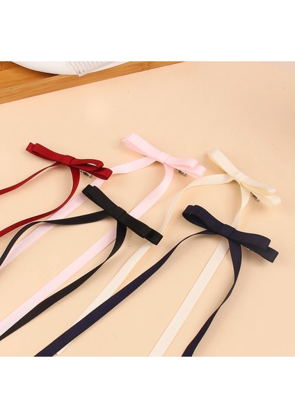 Vintage Büyük Kadife Yay Saç Tokası Trend Uzun Şerit Tokalar Tokalarım Kafa Bandı Kadınlar Için Kız Saç Aksesuarları Düğün Takısı (Yurt Dışından)