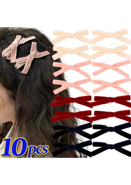 1/10 Adet Dopamin Rengi Vintage Kadife Yay Saç Tokası Sevimli Işık Premium Hissediyorum Kelebek Firkete Tatlı Serin Kore Saç Aksesuarları (Yurt Dışından) fiyatları