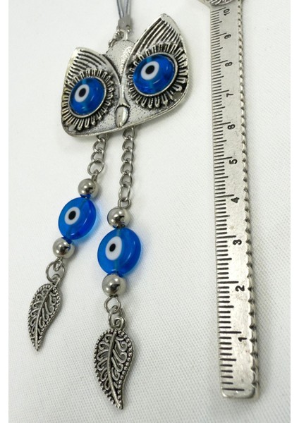 El Yapımı Cam Nazar Boncuklu Salkım Baykuş Araba Dikiz Ayna Süsü, Yeni Araba Hediyesi fiyatları