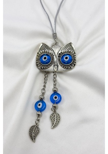 El Yapımı Cam Nazar Boncuklu Salkım Baykuş Araba Dikiz Ayna Süsü, Yeni Araba Hediyesi modelleri