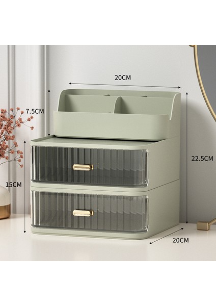 Kırtasiye Kozmetik Düzenleme Rafı Saklama Kutusu Ofis Yatakhane Masası Çeşitli Saklama Dolabı (Yurt Dışından)