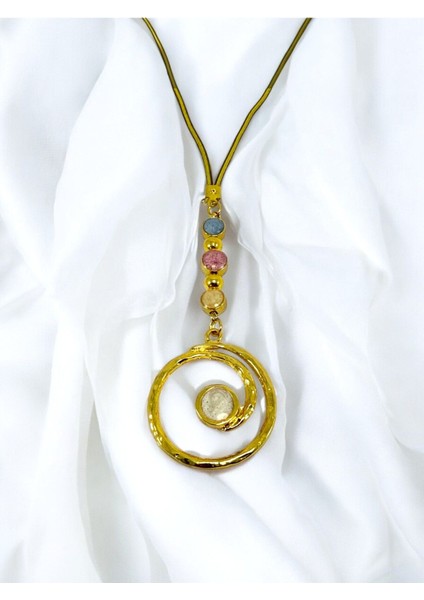 Çerçeveli Renkli Mineli Girdap Araba Dikiz Ayna Süsü, Altın Renkli Yeni Araba Hediyesi