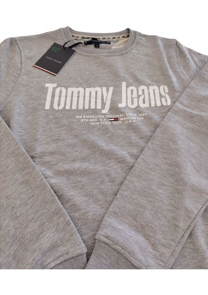 Bisiklet Yaka Üç Iplik Ince Sweatshirt fiyatları