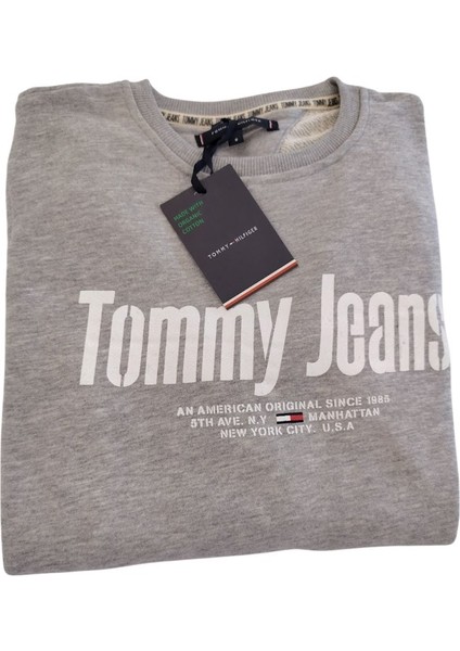 Bisiklet Yaka Üç Iplik Ince Sweatshirt modelleri