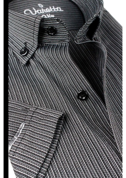 Erkek Siyah Kısa Kollu Cepli Geniş Kesim Pamuklu Yazlık Kareli Gömlek fiyatları