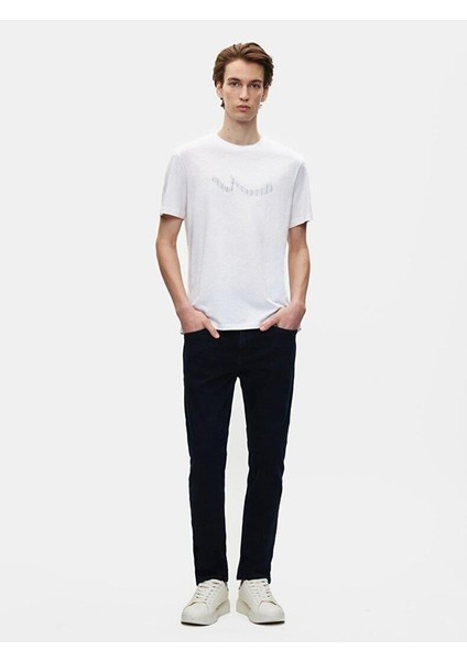 LTB Erkek Regular Krem T-shırt