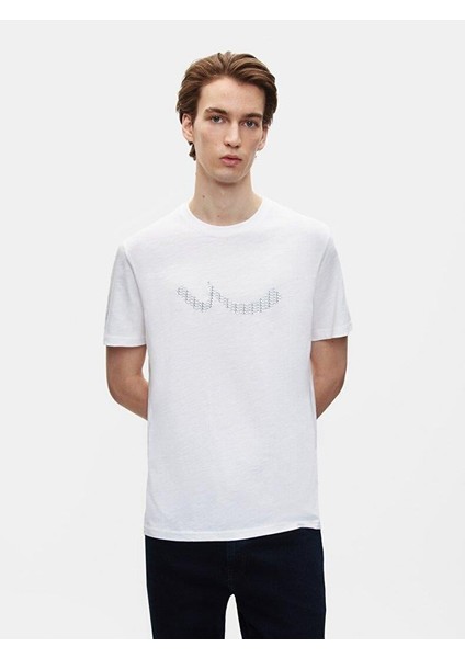 LTB Erkek Regular Krem T-shırt fiyatları