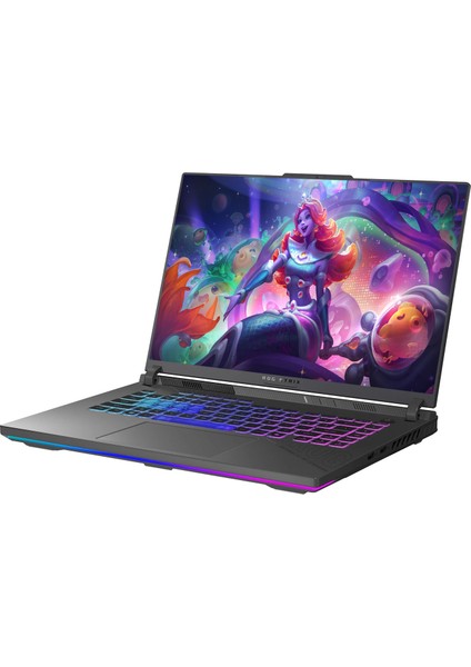 Rog Strix G16 G614PR-RV052 Amd Ryzen 9 7945HX 64GB GB 512GB SSD+512GB SSD 12GB/RTX5070Tİ Gddr7 140W 16" Wuxga 165Hz 300NİTS Windows 11 Pro Taşınabilir Bilgisayar WRV052W26+ZETTAÇANTA