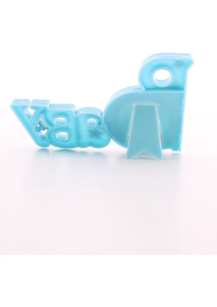 2 Adet Baby Yazılı Sevimli Mini Resim Çerçevesi Mavi