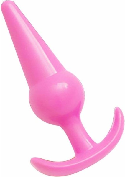 Lolita Shop Yumuşak Esnek Jel Dokuda Anal Boğumlu Alıştırıcı Açıcı Genişletici Anal Plug ve Tıkaç