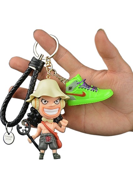 Hırsızlar Kralı Nica Luffy ve Solon Ülkesi Ayakkabı Kalıp Aj Anahtarlık Kolye El Aleti Jitterbug Kör Kutu Oyuncak Bebek (Yurt Dışından)